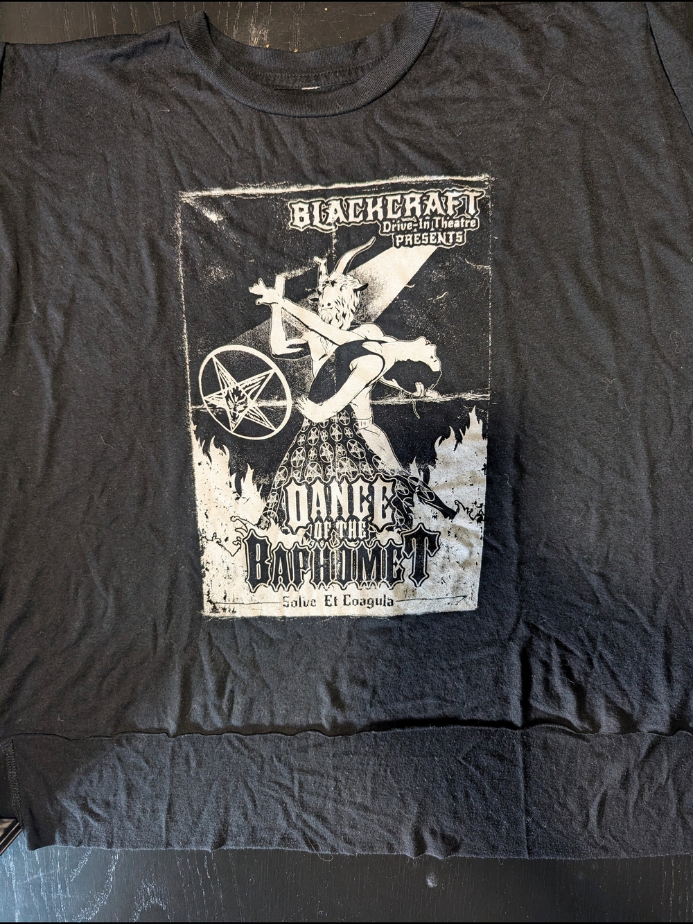 Blackcraft Black Graphic Muscle Tee - Dance of the Baphomet